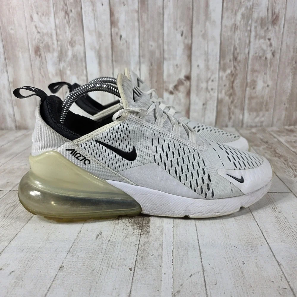 Nike Air Max 270 Womens White Black Sneakers AH6789-100 Size 9.5